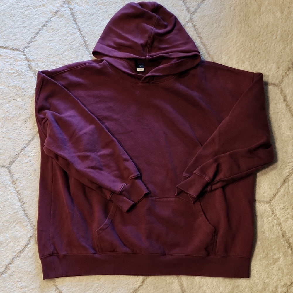 Old Navy Unisex Deep Burgundy Hoodie L